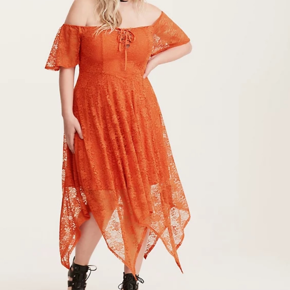 Torrid Lace Midi Dress